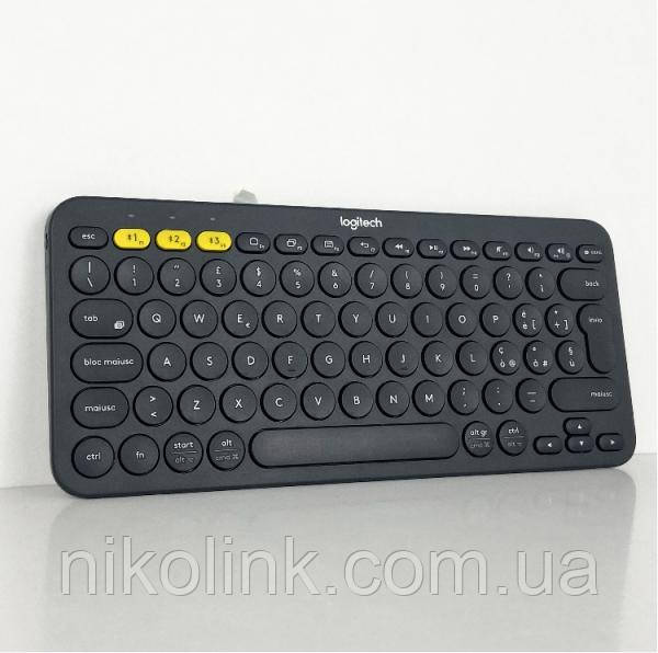 Клавіатура Logitech K380 Bluetooth, Multi-Device, Graphite (Refurbished), фото 1