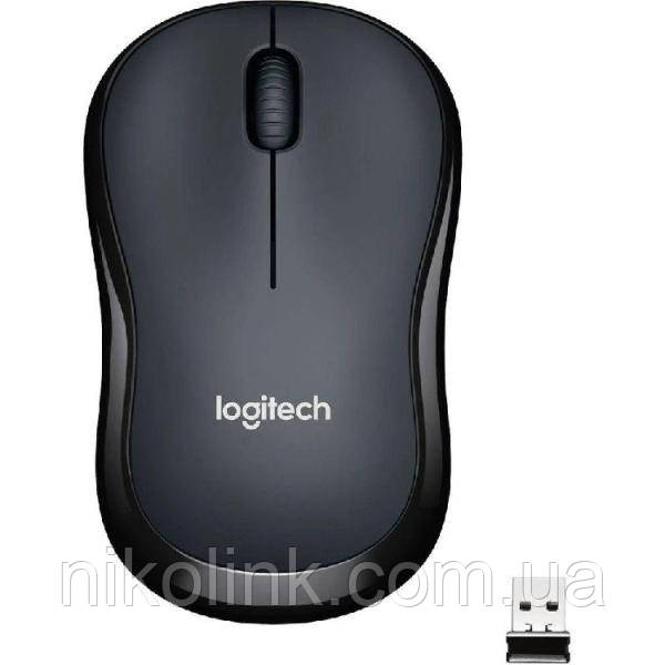 Мишка Logitech M220 Silent, Wireless, Grey/Black (Refurbished)