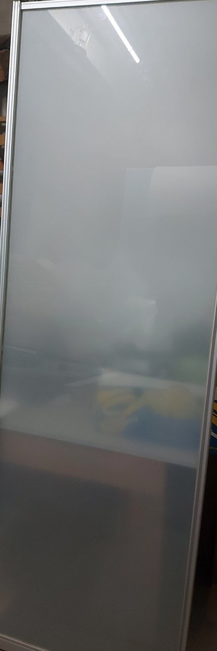 Раздвижные двери алюминиевый профиль ADS матовое стекло - фото 4 - id-p2111930737