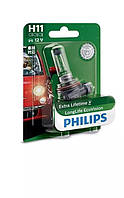 Лампа галогенная Philips Longlife Ecovision 12В H11 55Вт, арт.:12362LLECOB1, Пр-во: Philips