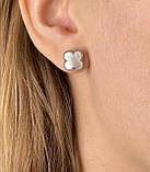 Срібні сережки з перламутром 82р, фото 2