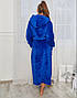 Халат жіночий махровий довгий (банний халат жіночий) S,M, L, XL, фото 5