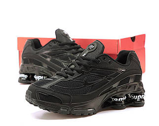 Чорні чоловічі Кросівки Nike Х Supreme Shox Ride 2