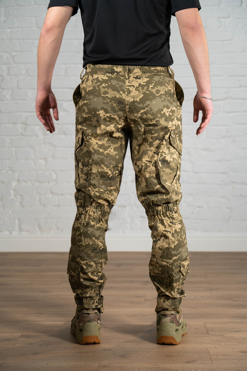 Военный костюм рипстоп пиксель с наколенниками камуфляжный всу пиксельная форма лето тактическая rip-stop - фото 10 - id-p2113486090