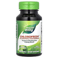 Хлорофилл Nature's Way "Chlorofresh Chlorophyll Concentrate" 100 мг (90 гелевых капсул)