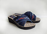Шльопанці джинсові, жіночі, літні 37 р., фото 9