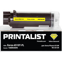 Тонер-картридж Printalist Xerox Ph6510N, WC 6515N, 106R03695 Yellow (Xerox-6510Y-PL) DL