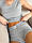 Жіночий трикотажний комплект шорти та майка S меланж, фото 7