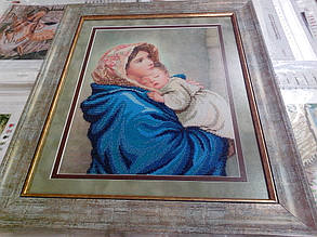 Картина вишита бісером Мадонна вулиць (Ангеліка) 1