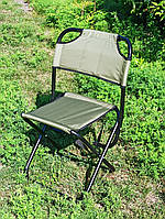 Рибальський стілець для риболовлі складний "Крепиш Х" купити рибальське крісло для риболовлі складне