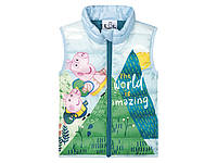Теплий жилет Peppa Pig для дівчинки Disney Свинка Пеппа 422261 098 см (2-3 years) блакитний