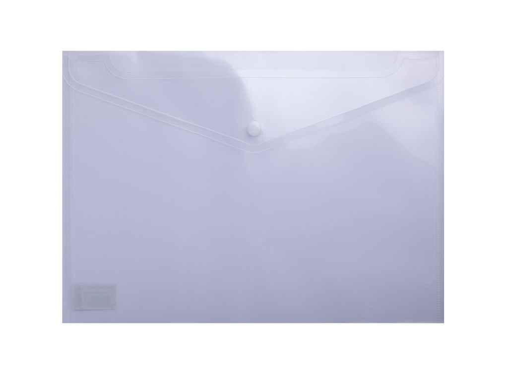 Папка-конверт, на кнопці, А4, прозора BM.3926-00 ТМ BUROMAX BP, фото 1