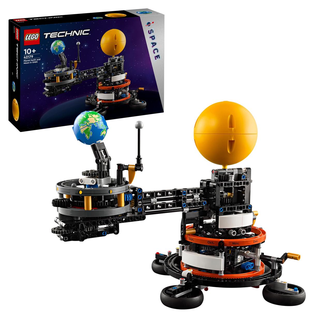 Конструктор Лего технік Планета Земля і Місяць на орбіті Lego Technic Planet Earth and Moon in Orbit 42179