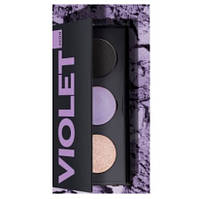 Потрійна палетка тіней для повік «Твоя сила» Фіолетова