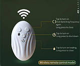 Реалістичний фалоімітатор 19см NightOfPassion2 (вібрація; обертання; нагрівання; рух; пульт управління), фото 6