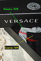 Мужские брендовые носки Версаче 6 пар Короткие носки для парня Versace Набор носков на подарок