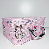 Набір боксів для косметики 3 шт. рожевий із кішечкою, фото 4