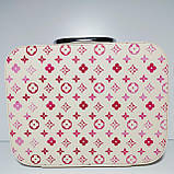 Набір боксів для косметики 3 шт. бежевий, фото 3