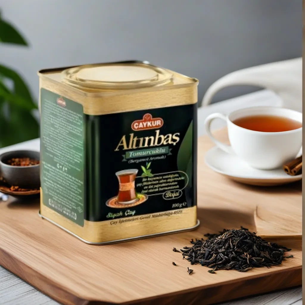 Чорний чай турецький CAYKUR Altinbas Earl Grey Aroma Black Tea 100g з бергамотом, натуральний класичний дрібнолистовий