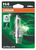 Лампа галогенная Osram Ultra Life 12В H4 60/55Вт, арт.: 64193ULT-01B, Пр-во: Osram