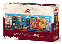 Настольная игра ART PUZZLE Пазл Красочный город, 1000 эл. (панорама) (5350)