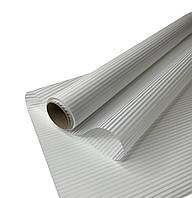 Калька для квітів "смужка тонка" біла 0,6х10 м