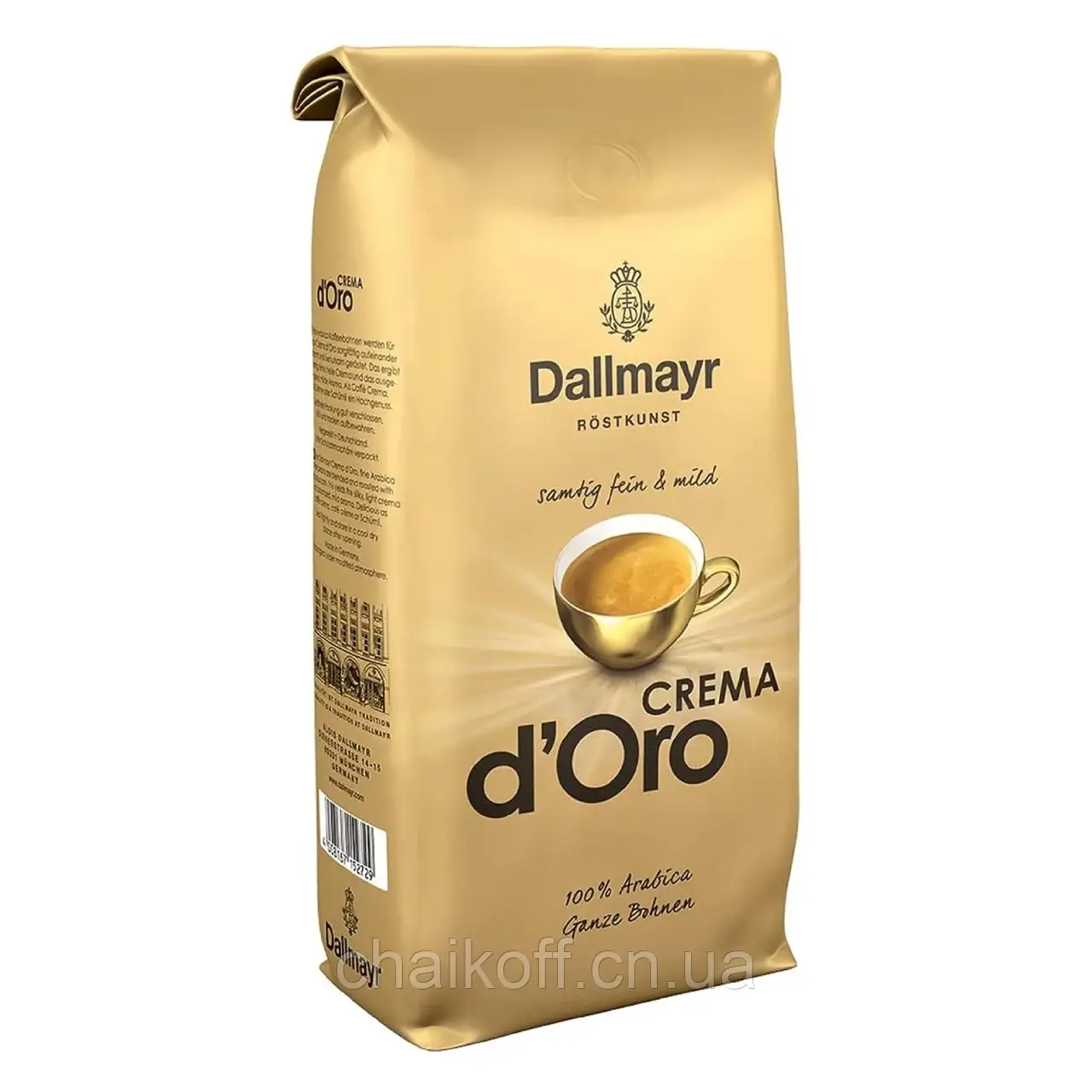 Кава в зернах Dallmayr Crema d'Oro 1000 г (Німеччина)