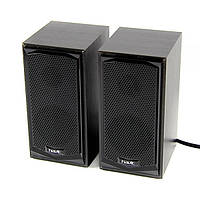 Стерео колонки 60dB 3W*USB 2.0 AUX3.5мм дротові чорні HAVIT