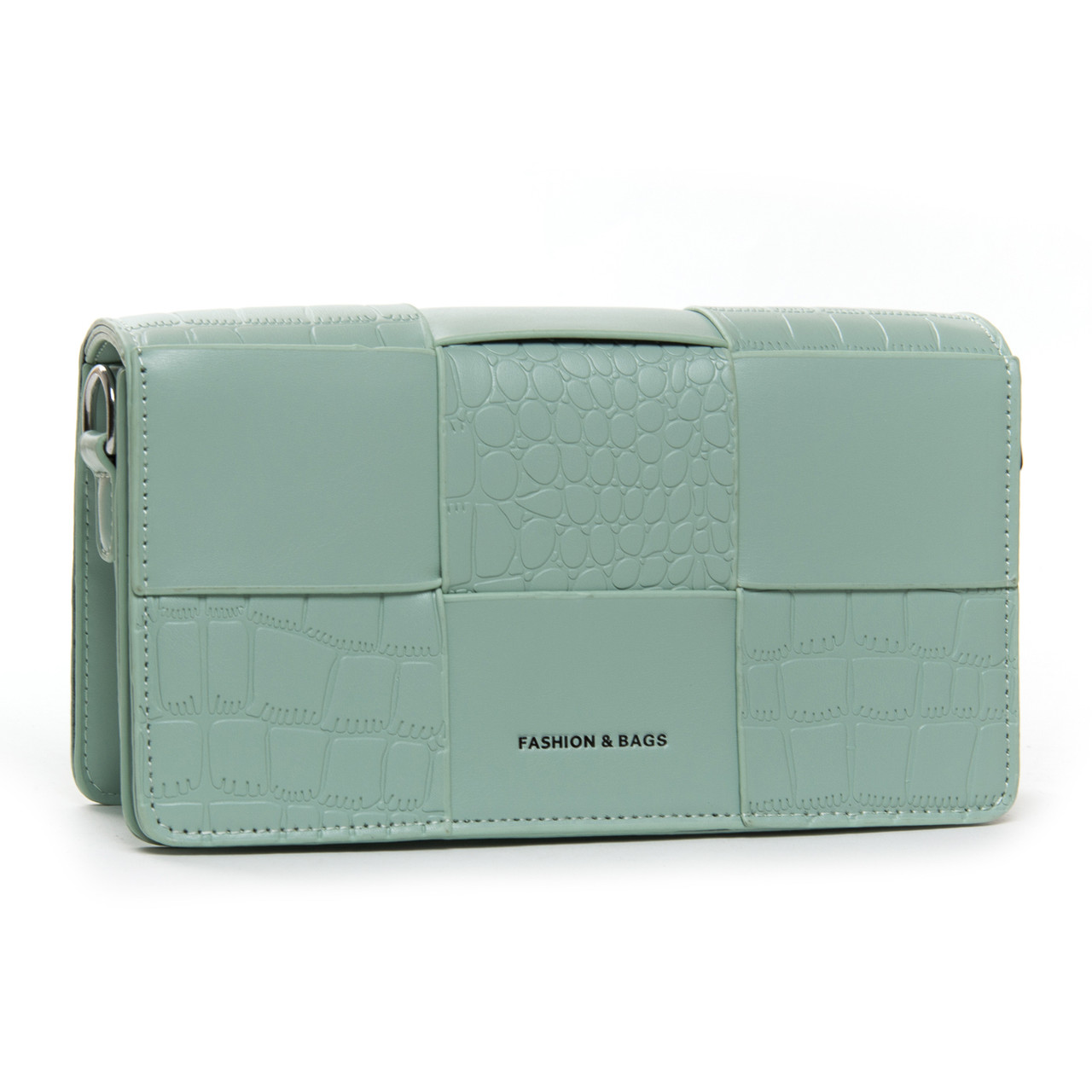 Сумка жіноча маленька через плечі віск-шкіра FASHION 22 8902 green