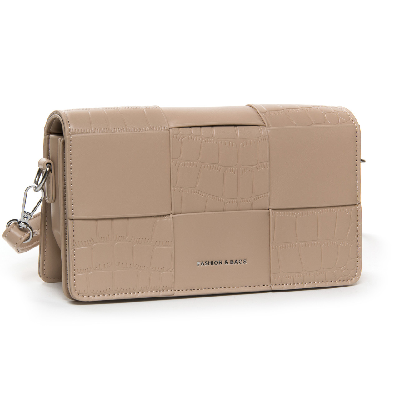 Сумочка клатч Жіноча через плечі віск-шкіра FASHION 22 8902 khaki