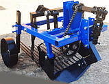 Вібраційна картоплекопалка з карданним валом під ВВП до мотоблока однорядна КП-01В (1 ланцюг), фото 4