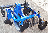 Вібраційна картоплекопалка з карданним валом під ВВП до мотоблока однорядна КП-01В (1 ланцюг), фото 2