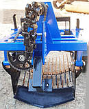 Вібраційна картоплекопалка з карданним валом під ВВП до мотоблока однорядна КП-01В (1 ланцюг), фото 7