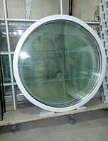 Вікно металопластикове в профільній системі Rehau Euro 60 кругле глухе