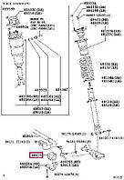 Втулка стабилизатора переднего, арт.: 48815-50200, Пр-во: Toyota