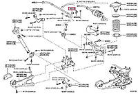 Втулка стабилизатора заднего, арт.: 48818-48060, Пр-во: Toyota