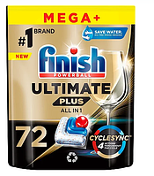 Таблетки для посудомоечных машин Finish Ultimate Plus All in 1, 72 шт 5999109582447