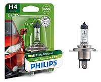 Лампа галогенная Philips Longlife Ecovision 12В H4 60/55Вт, арт.: 12342LLECOB1, Пр-во: Philips