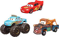 Mattel Тачки набір машинок 3шт Маквін Сирник Іві. Disney Pixar Cars