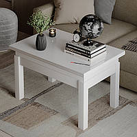 Стіл трансформер БАТТЕРФЛАЙ B-Fly Glass Білий БЕЗКОШТОВНА ДОСТАВКА