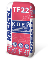 Клей для приклеювання та армування мінераловатних та пінополістирольних плит Kreisel TF22 25кг