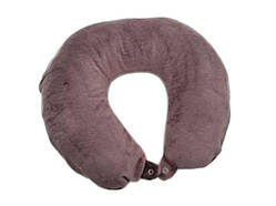 Подушка (Рогалік) для подорожжої Великочікл 35*34 см тканинна Спорт Велюр Моко ТМ М'яко