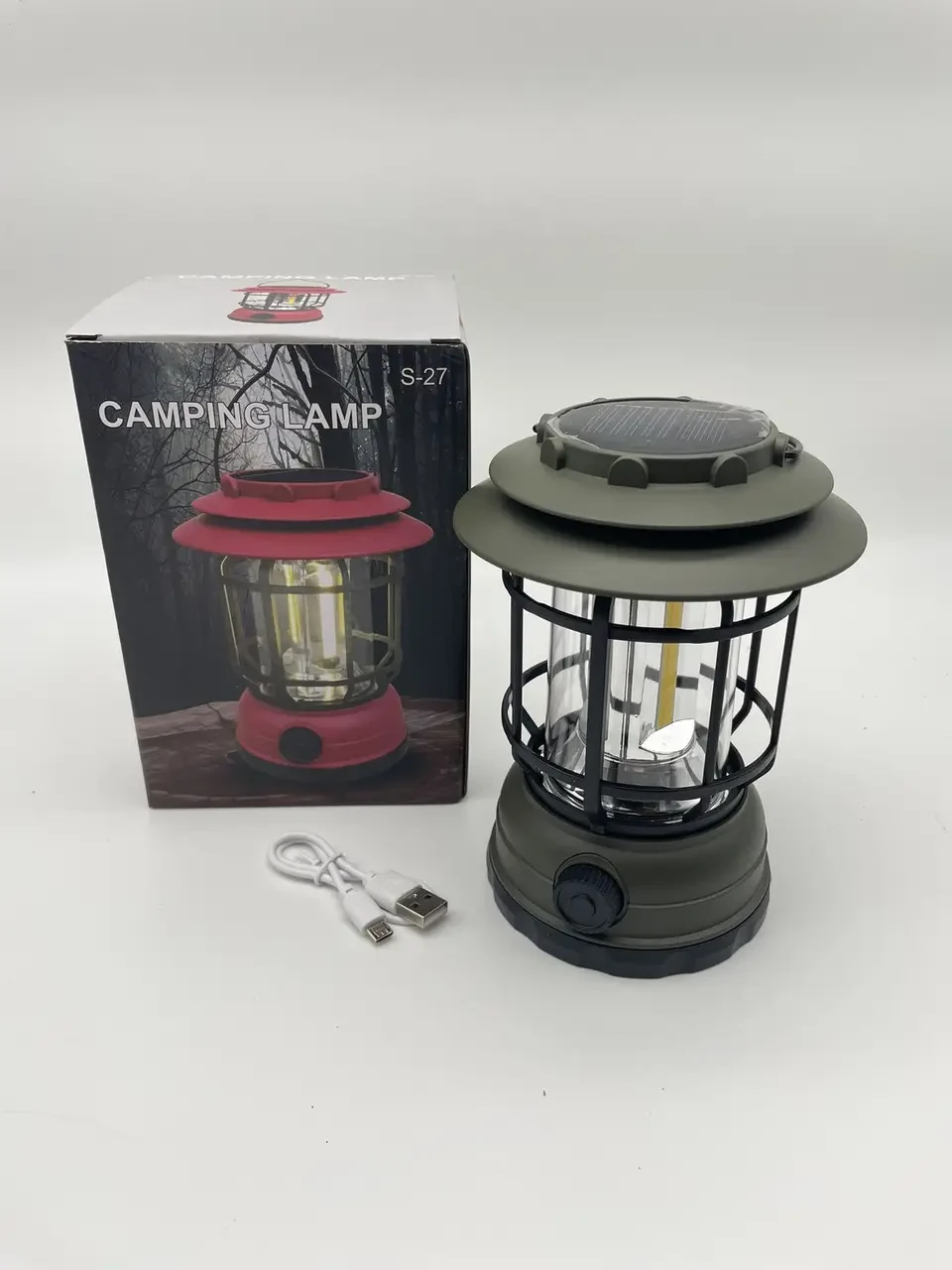 Лампа Camping solar lamp S-27
