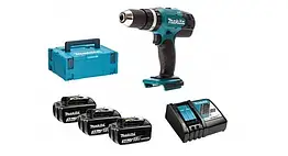 Акумуляторний дриль-шуруповерт Makita DHP482RF3J  (комплект)