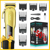 Машинка V-278 Professional Hair Clipper триммер для стрижки волос и бороды 6 насадок lmn