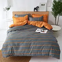Разноцветный евро макси набор постельного белья с ярким геометрическим дизайном 200*220 бязь Gold Черешенка