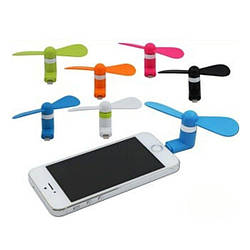 Вентилятор від телефона micro-Usb, lightning