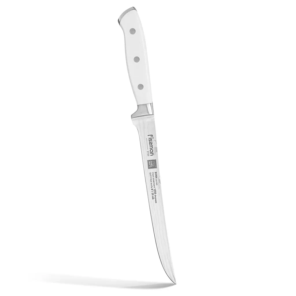 Ніж філейний "Bonn" 20 см з лезом із неіржавкої сталі Fissman, фото 1