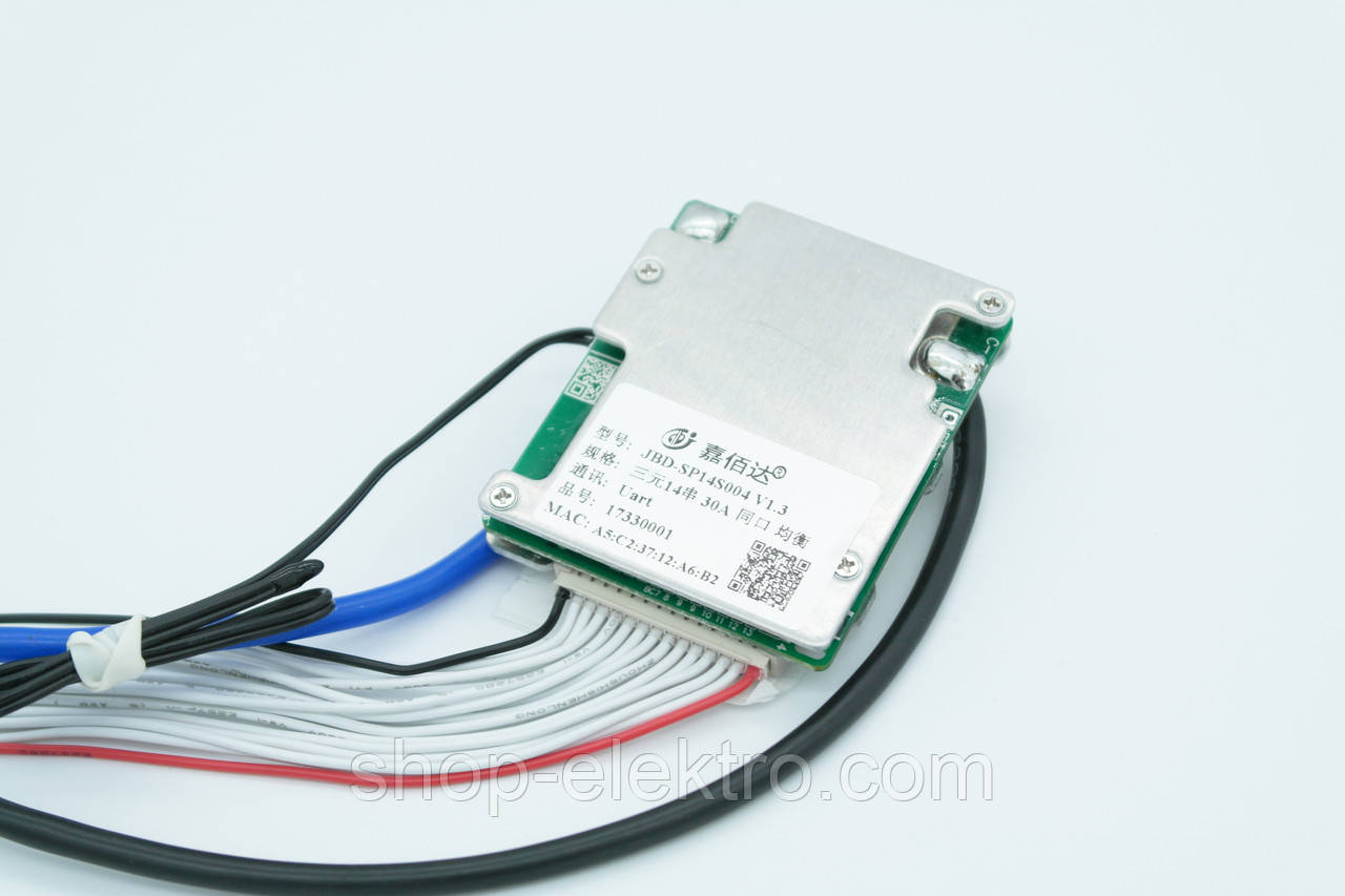 Smart BMS JBD JBD 7S-14S 30A Li-ion/Lifepo4, фото 1