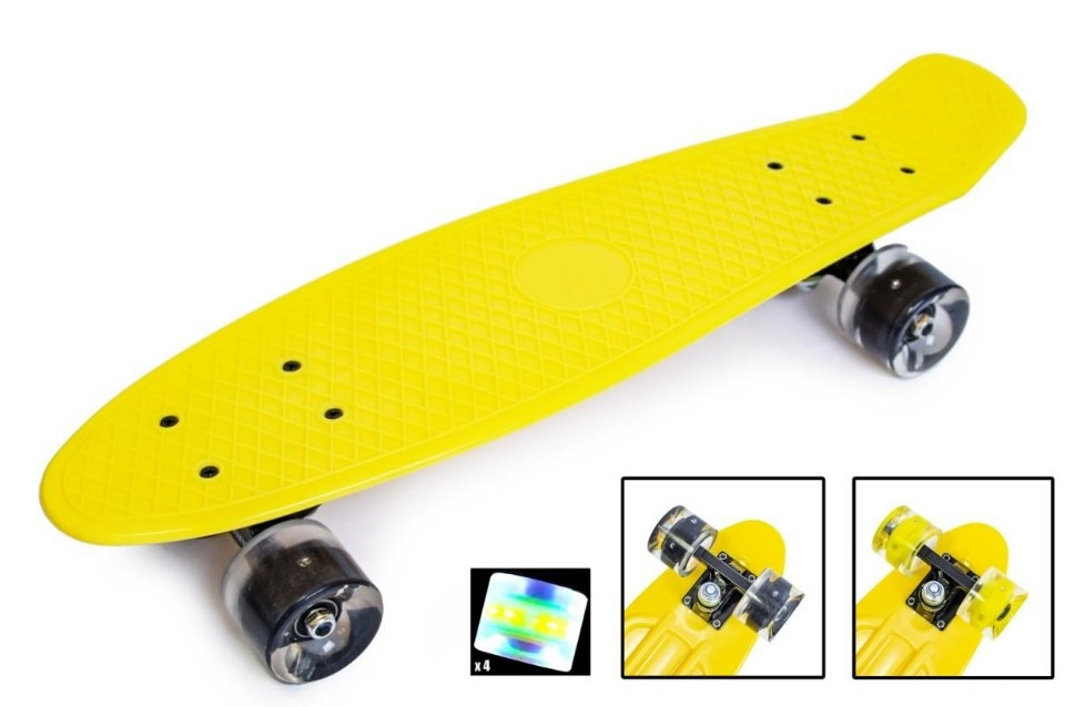 Пенні борд колеса світяться 22" Yellow Submarine
